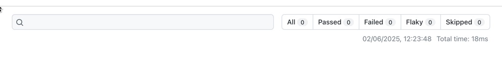 Rerun Failed Tests Empty Report